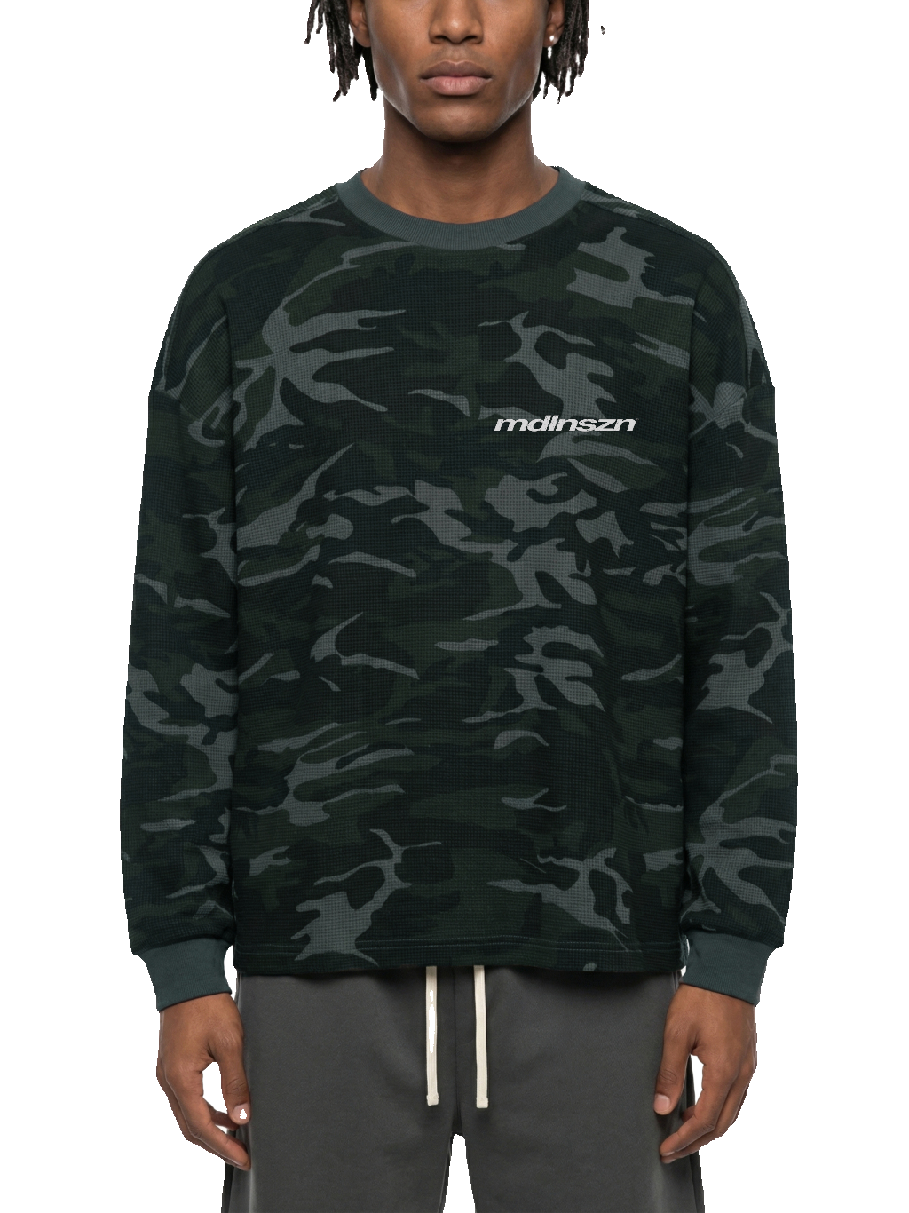 CAMO THERMAL LONGSLEEVE TEE GREEN